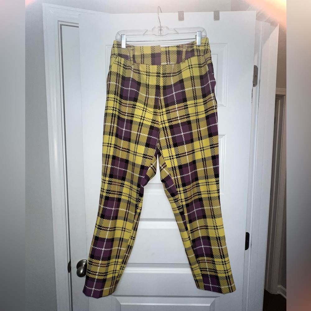NY & Company Plaid Ankle Pants – Size L